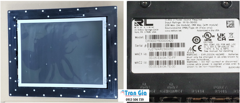 Công ty uy tín chuyên sửa chửa và thay thế tấm LCD cho màn hình cảm ứng Red Lion hư hỏng