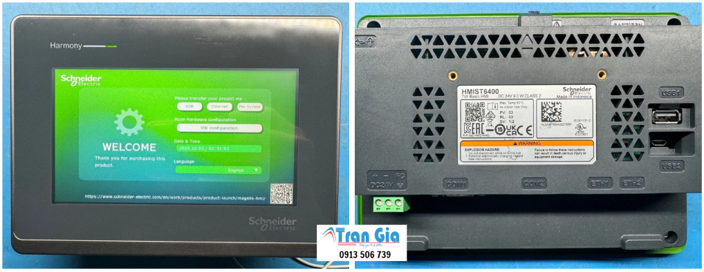 Công ty uy tín nhận sửa chữa, thay tấm cảm ứng màn hình HMI Schneider, xử lí lỗi gấp trong ngày