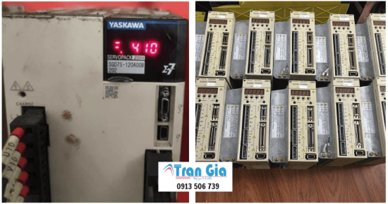 Sửa Servo Yaskawa báo lỗi 7Ab, hư hỏng nặng, xử lý gấp uy tín tại Việt Nam