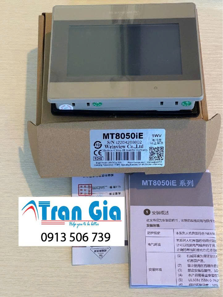 Chuyên cung cấp màn hình cảm ứng HMI Weintek MT8050iE 4.3 inch 24VDC giá ưu đãi