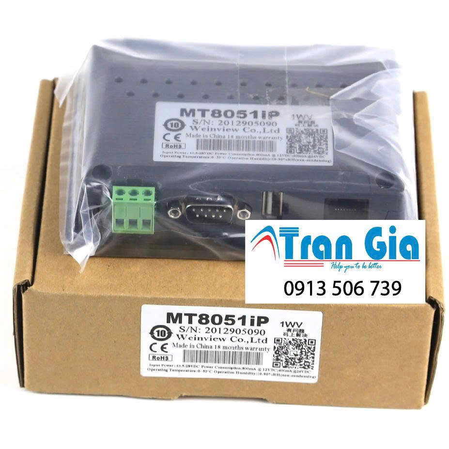 Chuyên cung cấp màn hình HMI weintek MT8051IP - 4.3 inch - 65000 màu giá ưu đãi