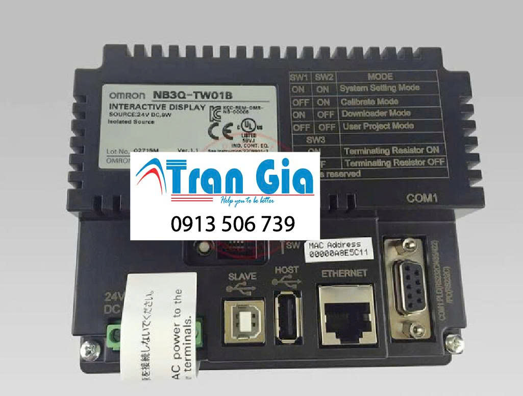 Chuyên cung cấp màn hình HMI Omron NB3Q-TW01B giá ưu đãi