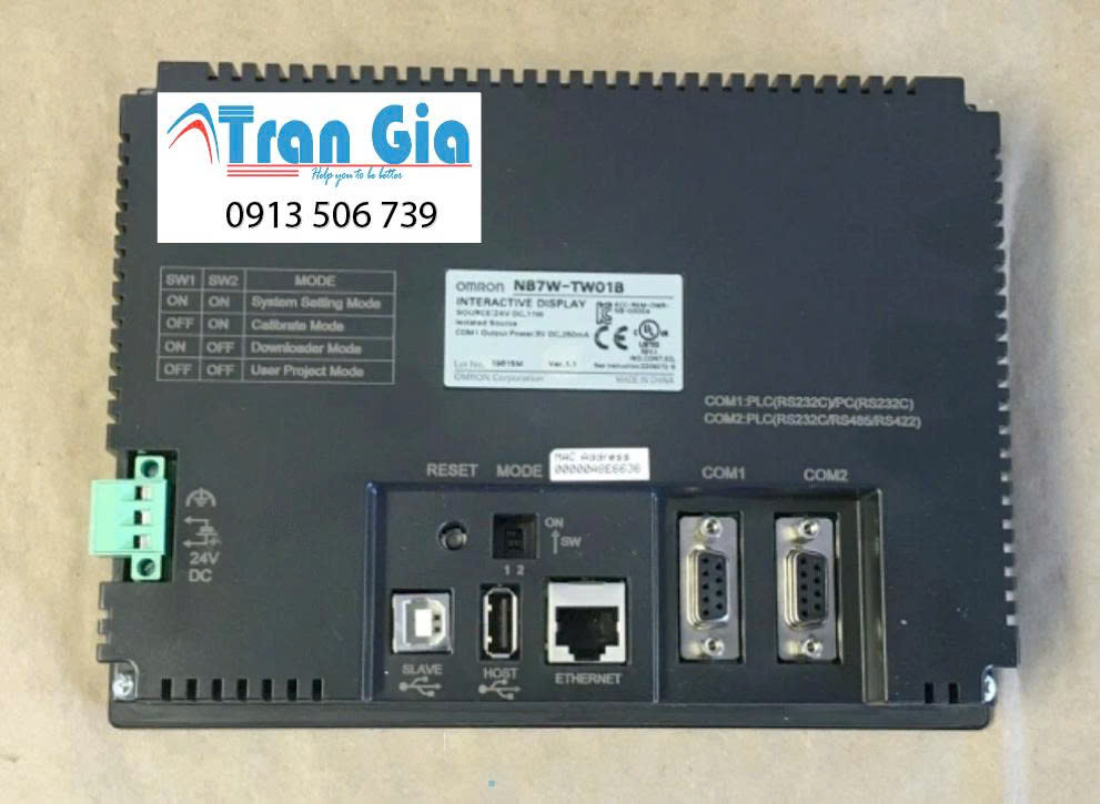 Chuyên cung cấp màn hình HMI Omron NB7W-TW01B giá ưu đãi
