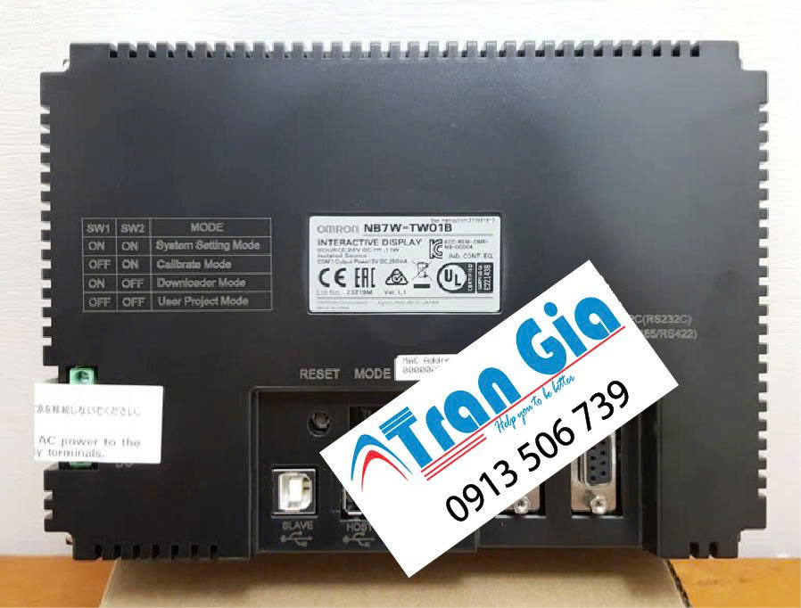 Chuyên cung cấp màn hình cảm ứng HMI OMRON NB7W-TW01B giá ưu đãi 