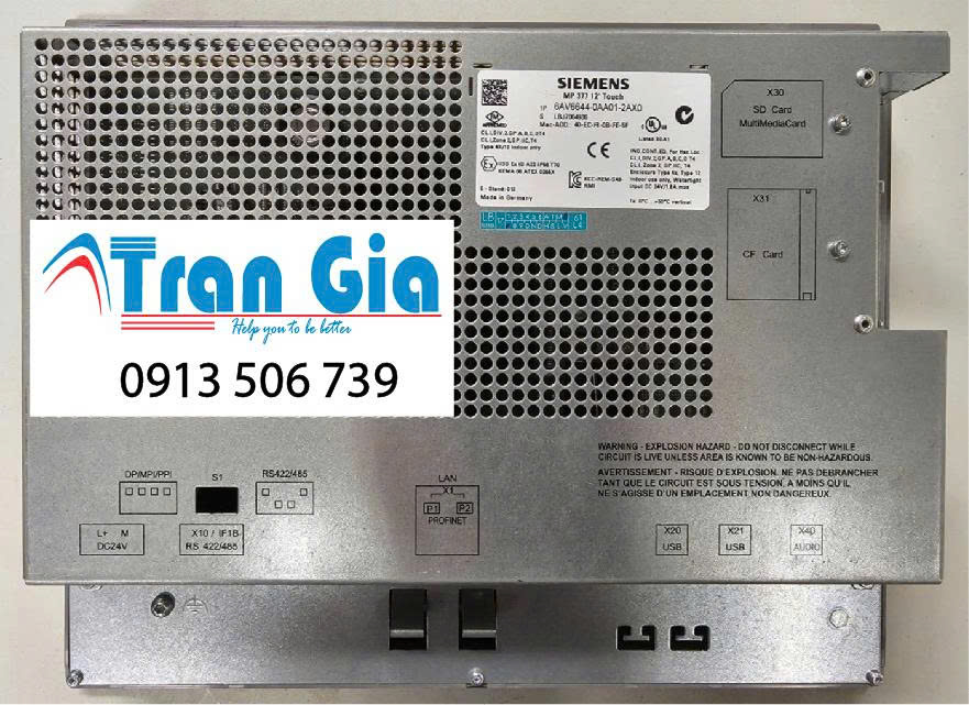 Chuyên cung cấp màn hình HMI Siemens MP377 6AV6644-0AA01-2AX0 giá ưu đãi