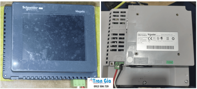 Chuyên sửa màn hình cảm ứng HMI điều khiển máy trộn bột Serial: 1104 Lỗi mất tín hiệu ra chân 3 ( lỗi cũ ) linh kiện chính hãng