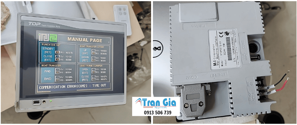 Trung tâm sửa màn hình cảm ứng HMI M2I XTOP08TV-ED Serial: 0104 Lỗi mất hiển thị uy tín bảo hành toàn quốc