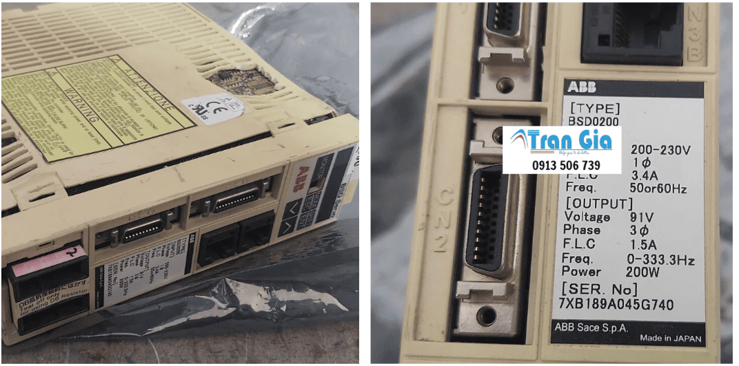 Bảo hành, sửa Servo ABB không lên nguồn, không lên hình uy tín toàn quốc