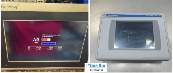 Sửa màn hình Allen-Bradley không lên hình, lcd mờ nhìn không thấy hình
