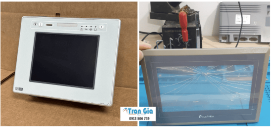 Chuyên sửa màn hình cảm ứng HMI điều khiển máy trộn bột Serial: 1104 Lỗi mất tín hiệu ra chân 3 ( lỗi cũ ) linh kiện chính hãng